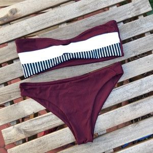 Maroon Bikini